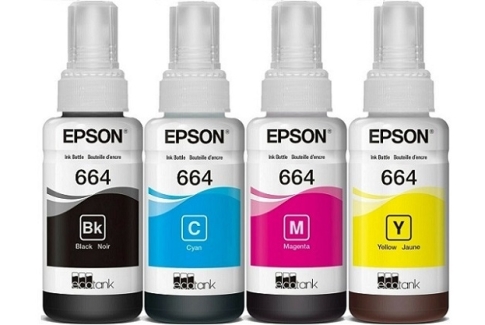 Tintas Epson 664 Para Impresoras L110 L355 L395 L495 L555 L575